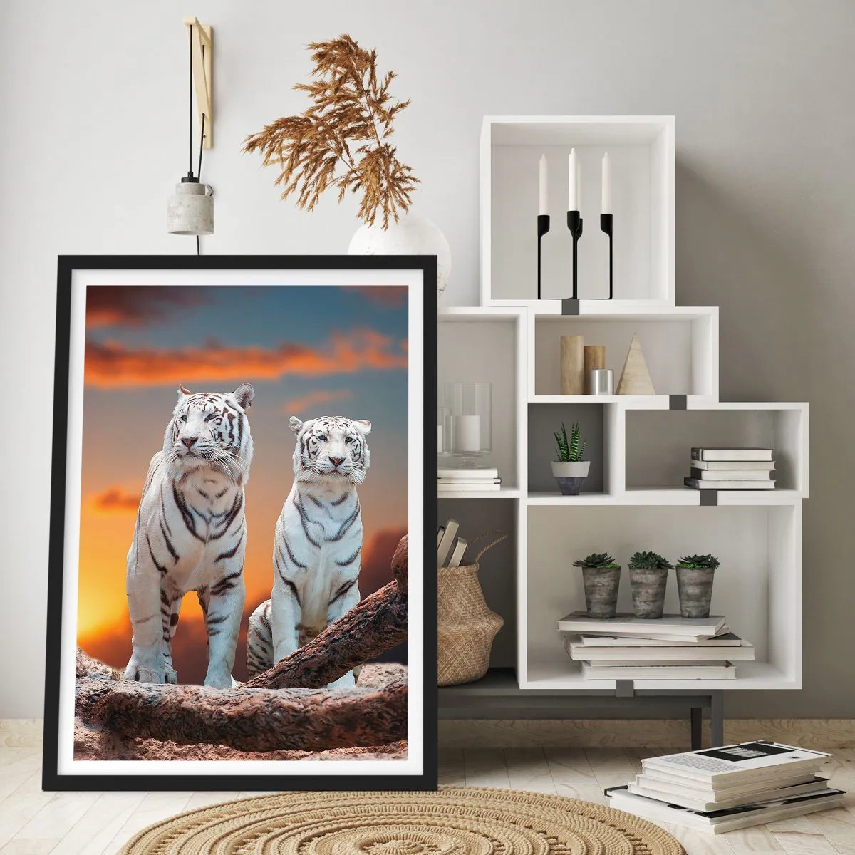 Poster in een zwarte lijst - Net als in Narnia - 70x100 cm