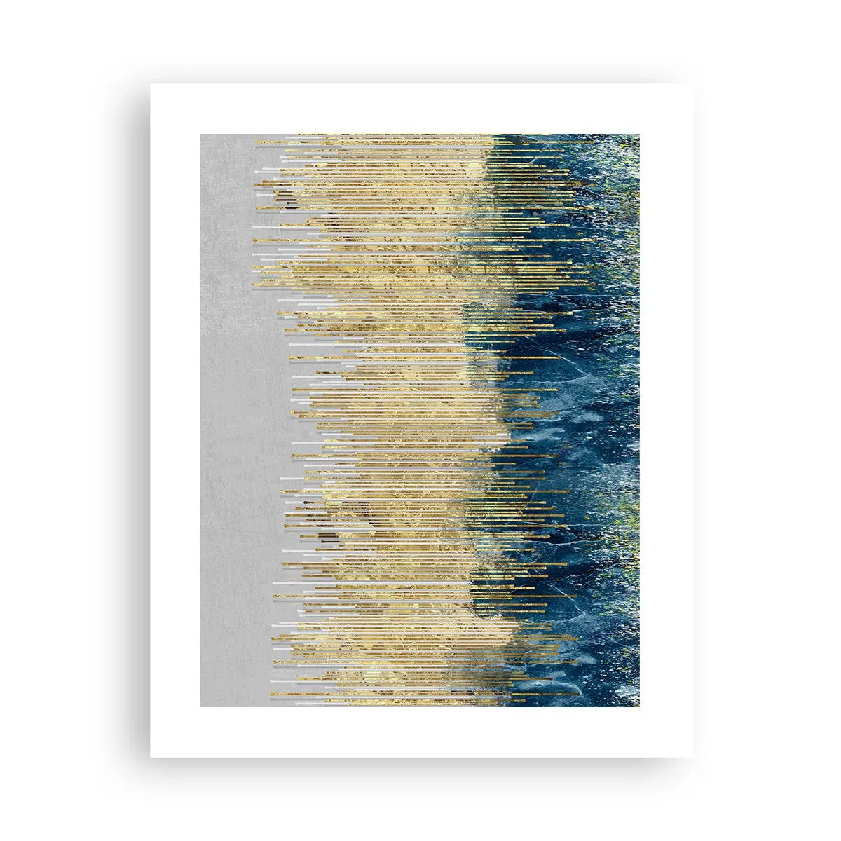 Poster - Vergulde grens - 40x50 cm