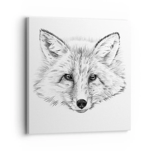Schilderen op canvas - Kunnen deze ogen liegen? - 30x30 cm