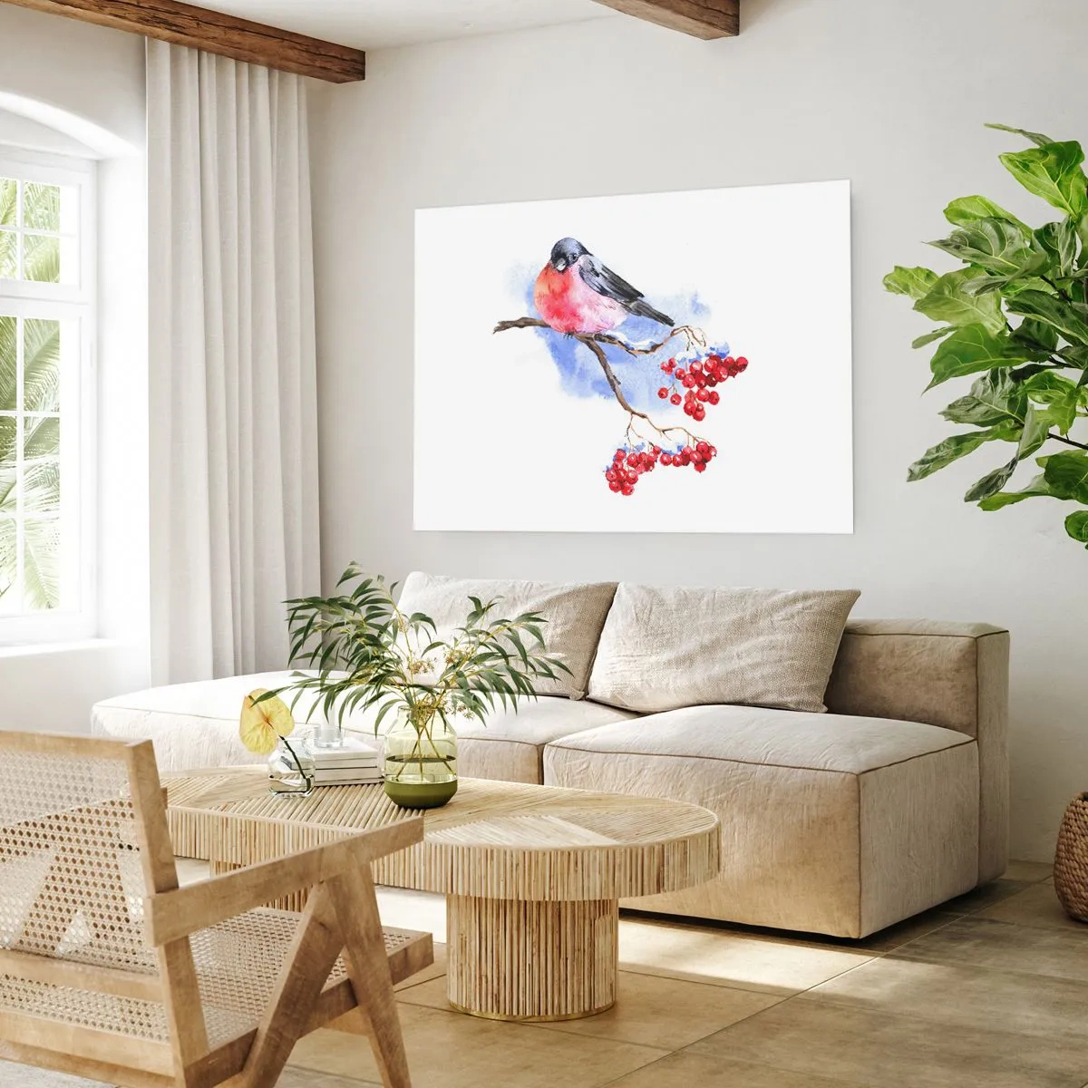 Poster - Winter in kleur - 70x50 cm