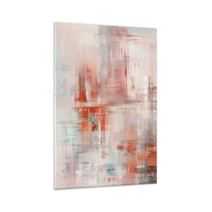 Schilderen op glas - Vaag. Maar roze - 80x120 cm