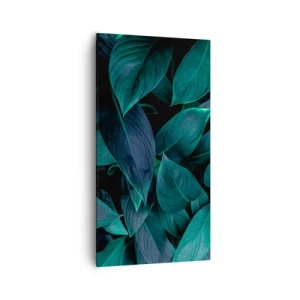 Schilderen op canvas - Groen op zichzelf - 55x100 cm