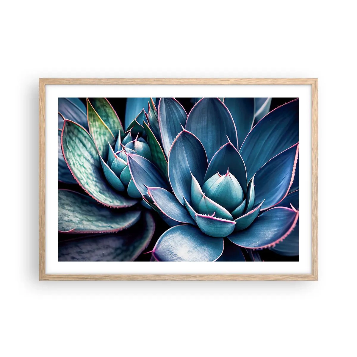 Een poster in een licht eiken lijst - Levenskracht - 70x50 cm