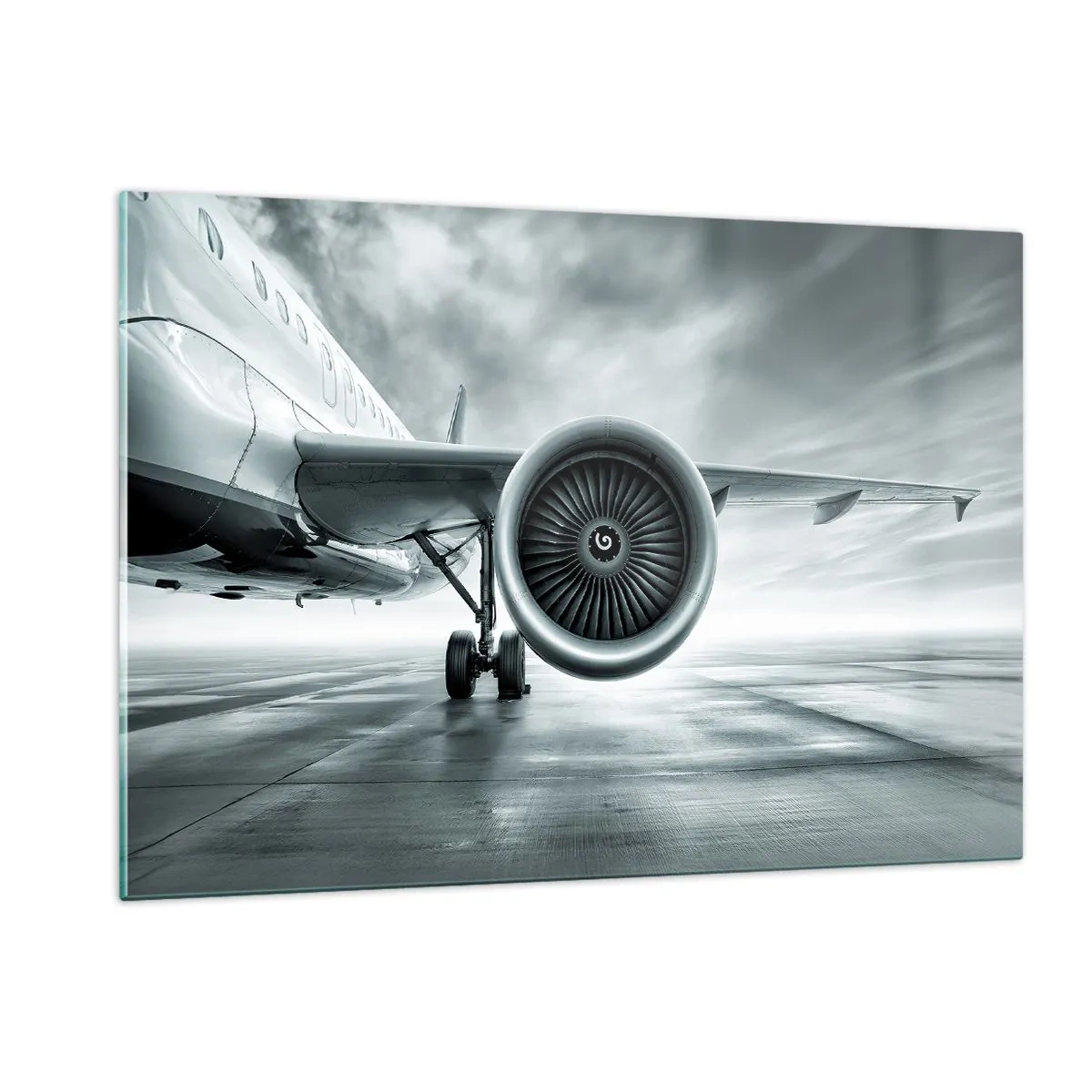 Schilderen op glas - Er is kracht! - 120x80 cm