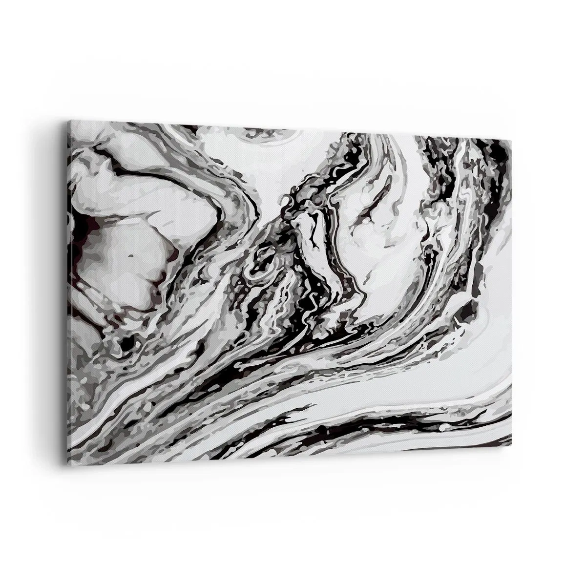 Schilderen op canvas - In het begin was er chaos - 100x70 cm
