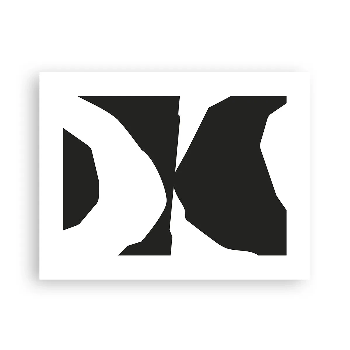 Poster - Positief – negatief - 40x30 cm