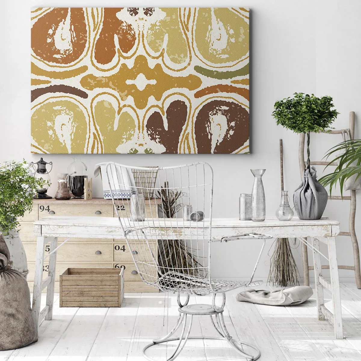Schilderen op canvas - Sentimentele abstractie - 100x70 cm