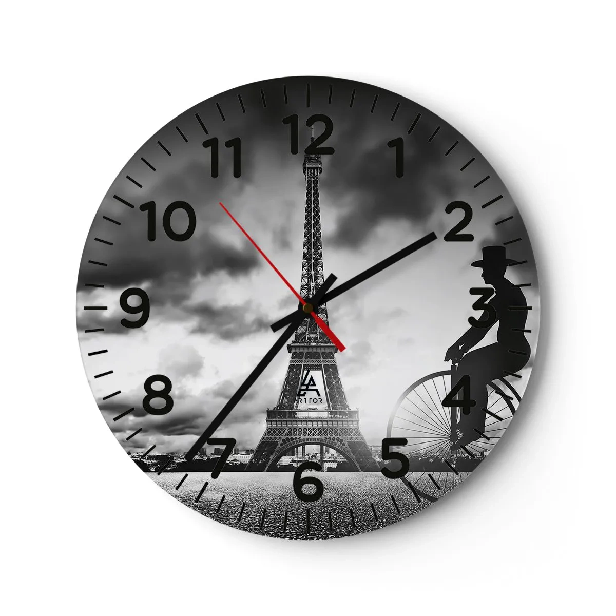 Wandklok - Klok - Verlangen naar Belle Epoque - 30x30 cm