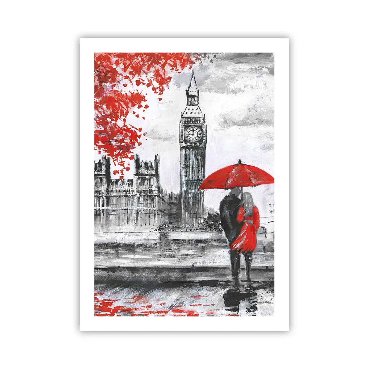 Poster - Verliefd op Londen - 50x70 cm