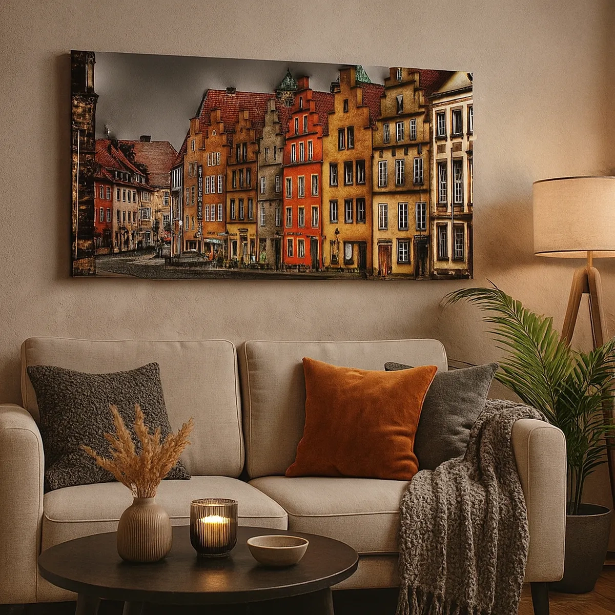 Schilderen op canvas - Het enige wat ontbreekt is een betoverde koets - 30x30 cm