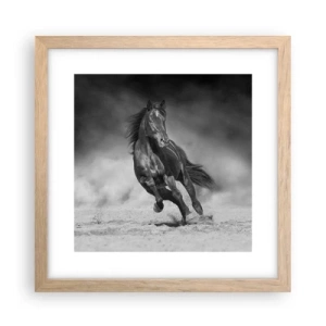 Een poster in een licht eiken lijst - De emir zelf waardig - 30x30 cm
