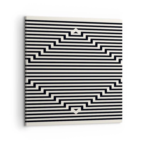 Schilderen op canvas - Geometrische illusie - 60x60 cm