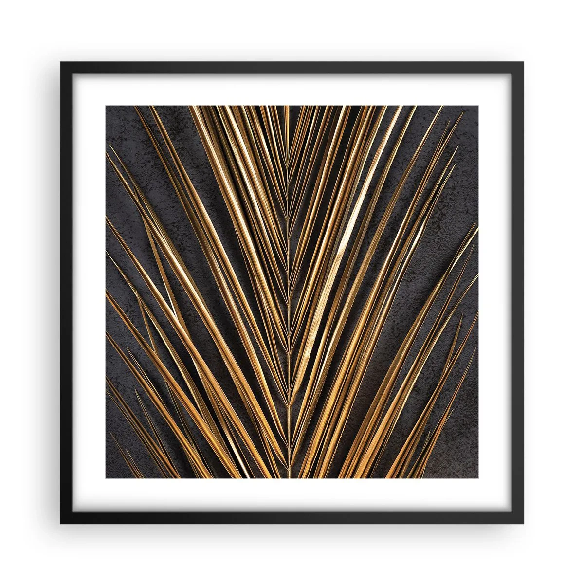 Poster in een zwarte lijst - Het goud van de tropen - 50x50 cm