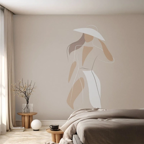 Zelfklevend Fotobehang Deluxe Sticker - Mode is leuk - Vrouw, Grafisch, Mode - 300x210 cm