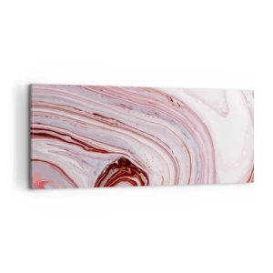 Schilderen op canvas - Rechtdoor, dan rechts naar beneden - 100x40 cm