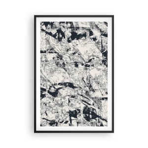 Poster in een zwarte lijst - Interpenetratie van tegenstellingen - 61x91 cm