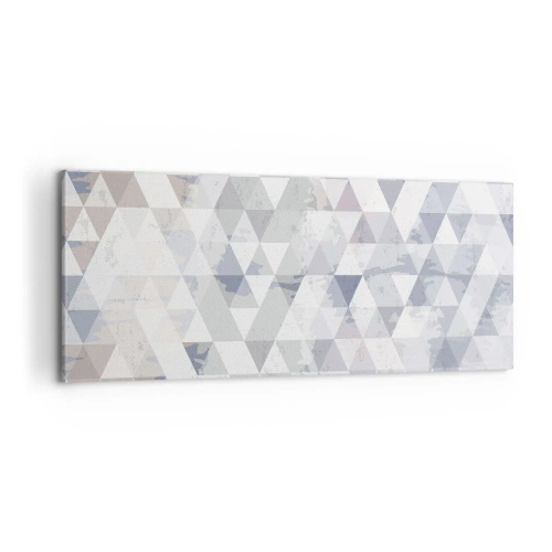 Schilderen op canvas - In ritme op drie - 100x40 cm