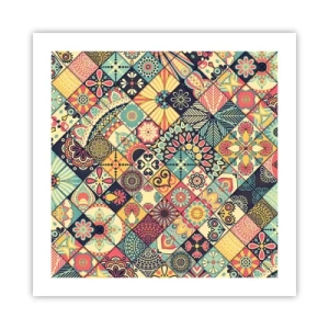 Poster - Marokkaanse sfeer - 50x50 cm
