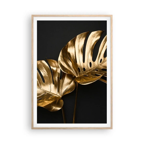 Een poster in een licht eiken lijst - De schatten van de natuur - 70x100 cm