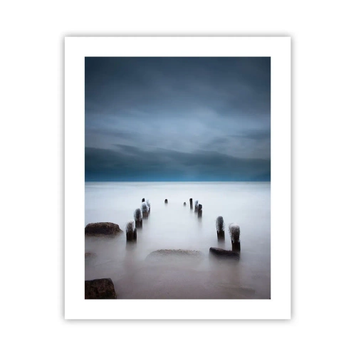Poster - Peinzend meer - 40x50 cm