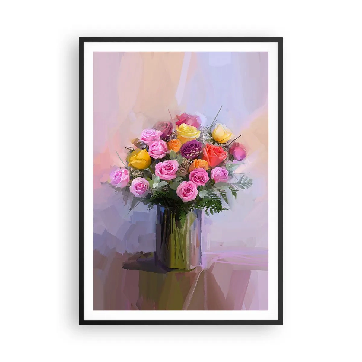 Poster in een zwarte lijst - Ingehouden schoonheid - 70x100 cm