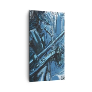 Schilderen op canvas - Stedelijke Rapsodie - 55x100 cm