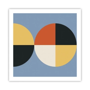 Poster - Kijk en tel - 60x60 cm