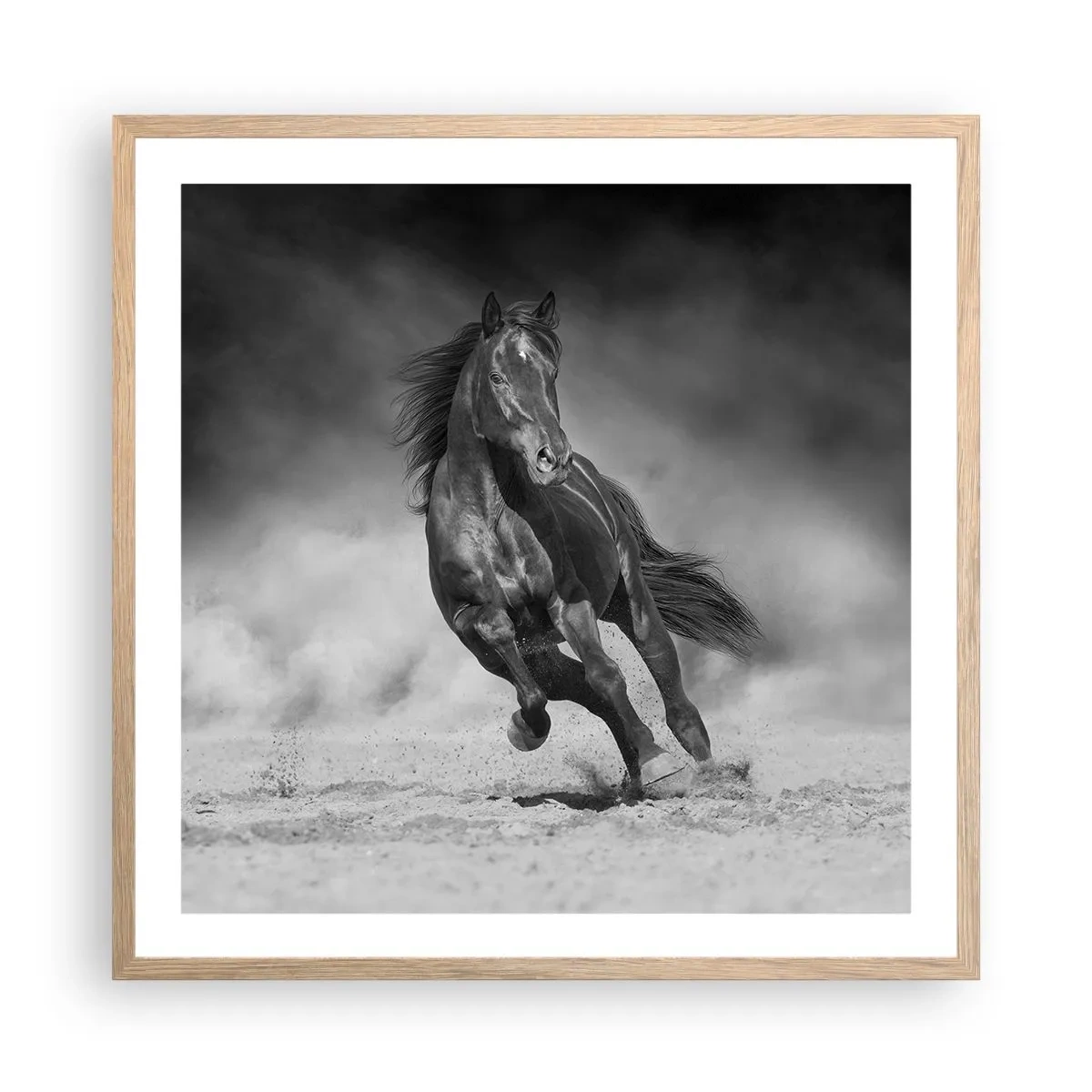 Een poster in een licht eiken lijst - De emir zelf waardig - 60x60 cm