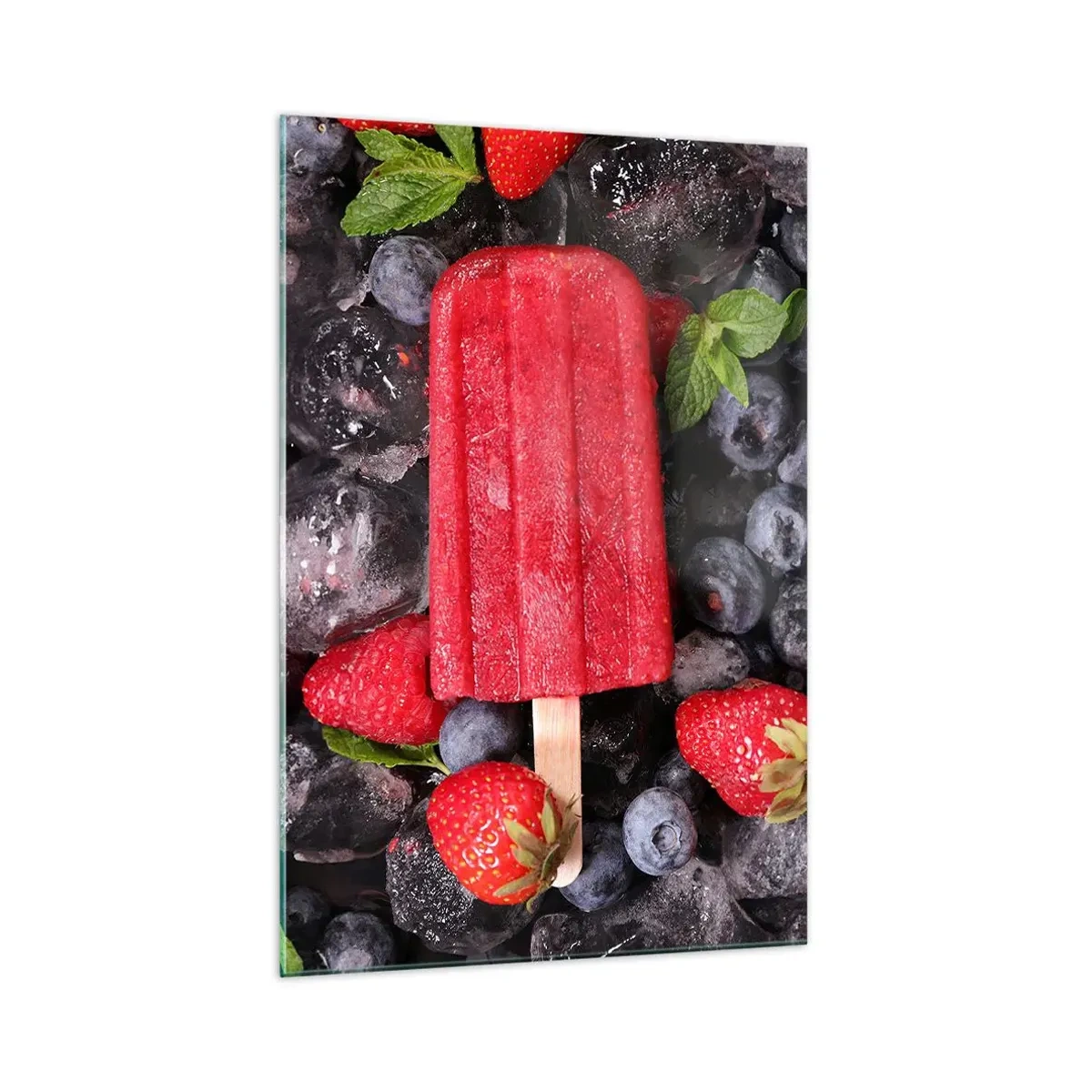 Schilderen op glas - De smaak van hete zomer - 70x100 cm
