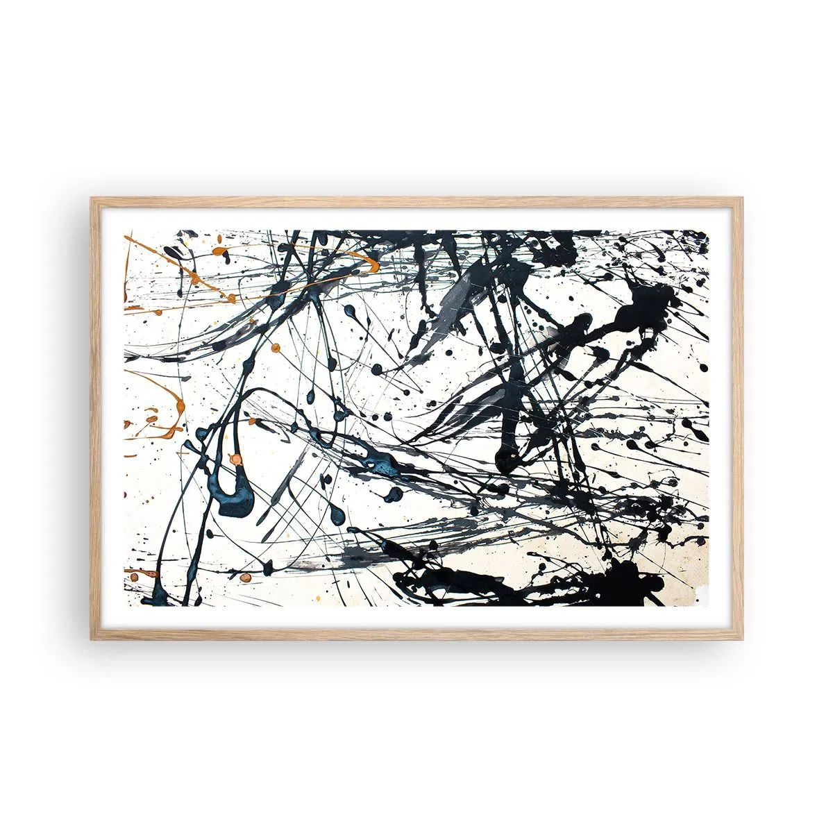 Een poster in een licht eiken lijst - Zin of geen zin? - 91x61 cm