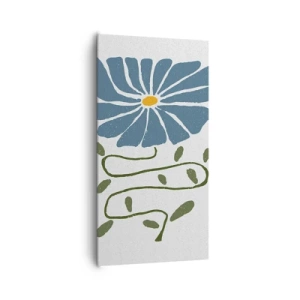 Schilderen op canvas - Van een tak tot een bloem - 65x120 cm