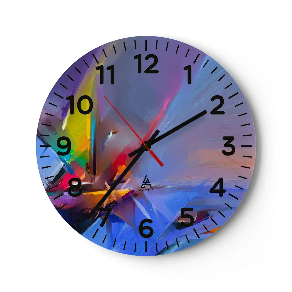 Wandklok - Klok - Propellers als een vogel - 40x40 cm