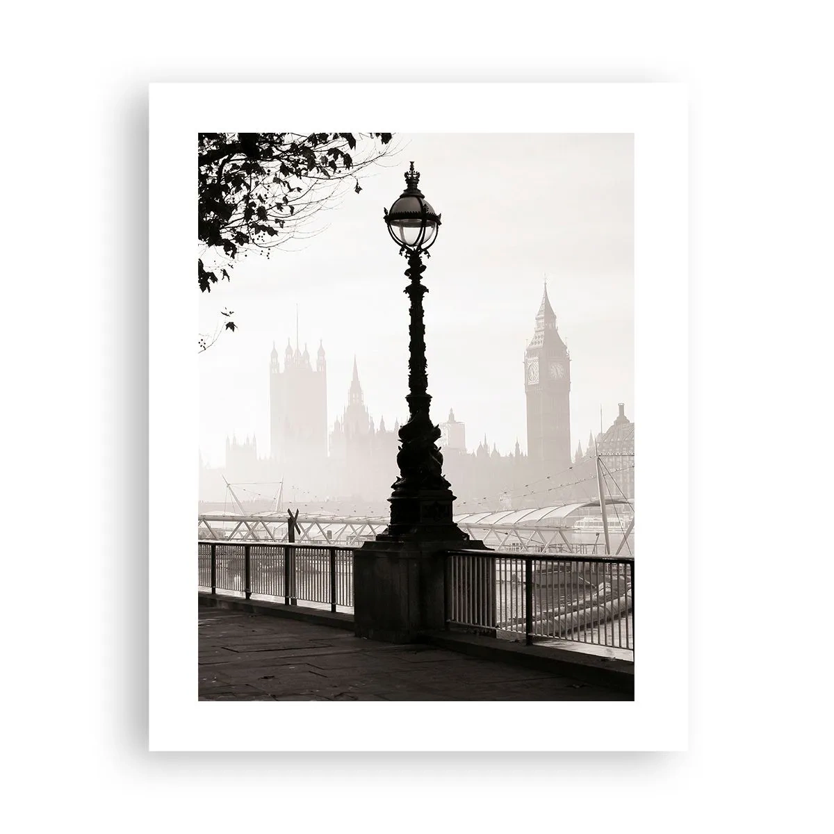 Poster - Ochtend in Londen - 40x50 cm
