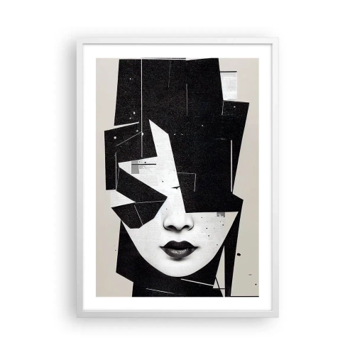 Poster in een witte lijst - Diep verborgen - 50x70 cm