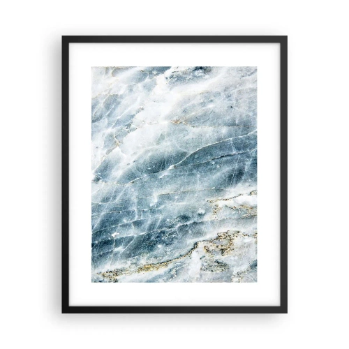 Poster in een zwarte lijst - Ijs wereld - 40x50 cm