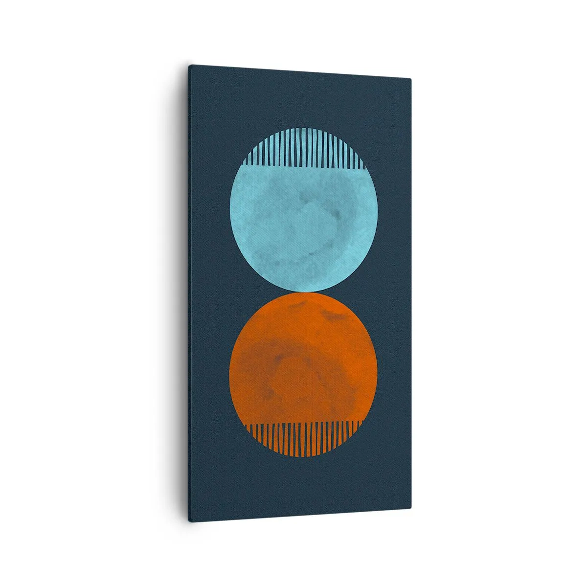 Schilderen op canvas - Alleen geometrie? - 55x100 cm