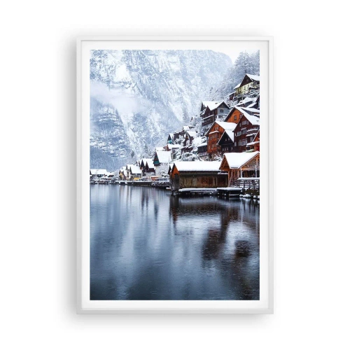 Poster in een witte lijst - In winterdecoratie - 70x100 cm