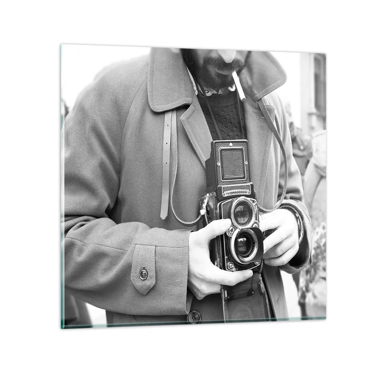 Schilderen op glas - Retro stijl - 40x40 cm