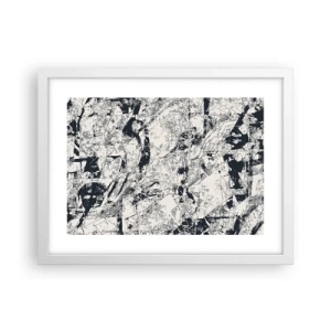 Poster in een witte lijst - Interpenetratie van tegenstellingen - 40x30 cm