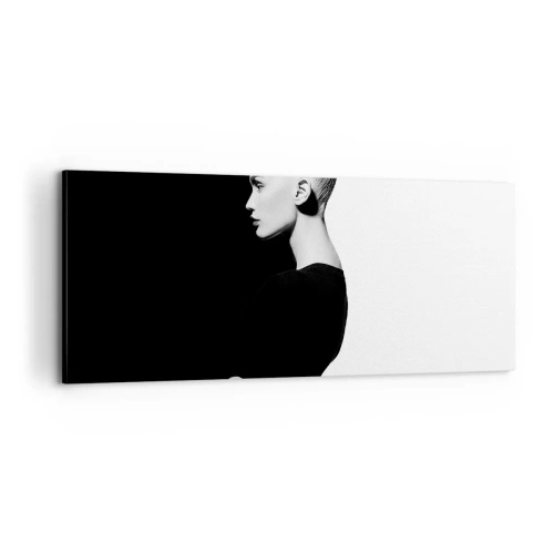 Schilderen op canvas - Gewoon een vrouw - 100x40 cm