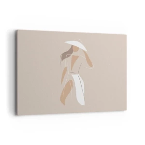 Schilderen op canvas - Mode is leuk - 120x80 cm