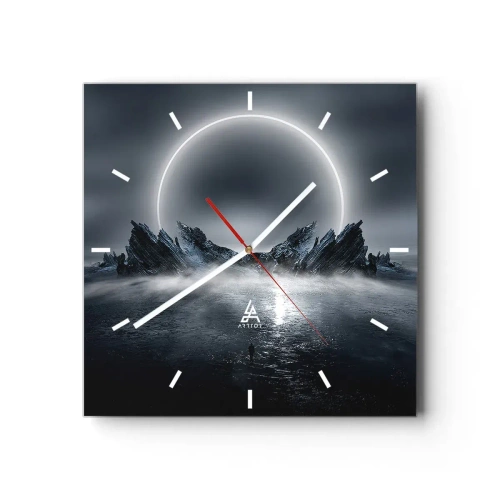 Wandklok - Klok - Einde van het verhaal - 30x30 cm
