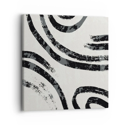 Schilderen op canvas - Half gestopt - 40x40 cm