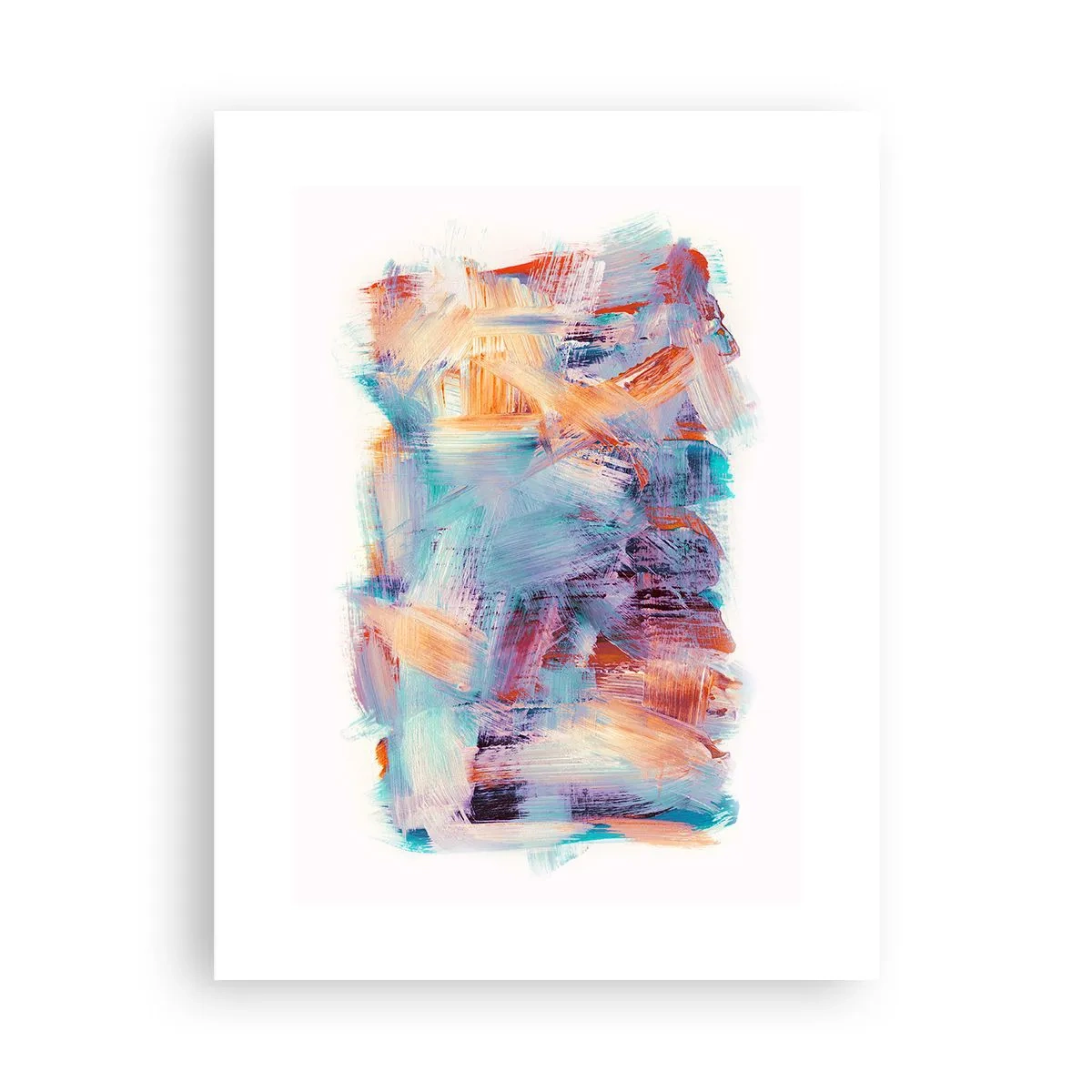 Poster - Een kleurrijke puinhoop - 30x40 cm