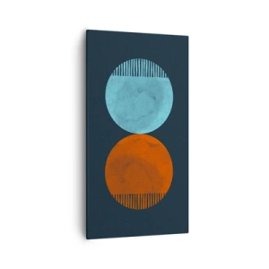 Schilderen op canvas - Alleen geometrie? - 55x100 cm