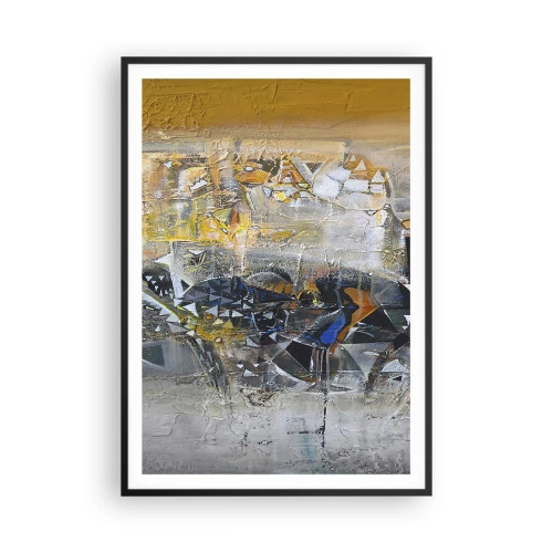 Poster in een zwarte lijst - Alles komt goed - 70x100 cm