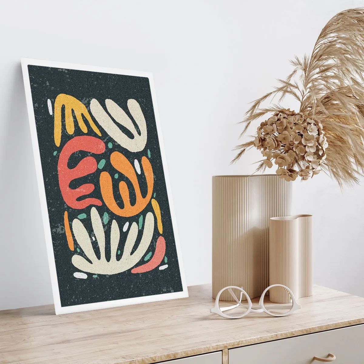 Poster - Compositie – ik sta op het punt je te pakken te krijgen - 70x100 cm