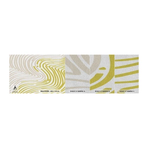 Fotobehang Monster Premium Sand - Een compositie met een zachte buiging - Minimalisme, Deel, Helder - 100x30 cm