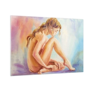 Schilderen op glas - De daad van de jeugd - 100x70 cm