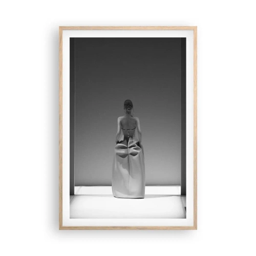 Een poster in een licht eiken lijst - Verfijnde eenvoud - 61x91 cm